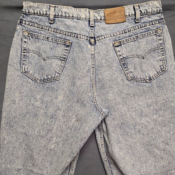 Levis 545 Vintage Men's Relaxed Fit Jeans W40 L32 Stained 90s - Picture 13 of 16